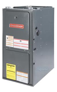 Photo of Goodman GKS90904CX Lonox Emission 92,000 BTU Furnace, 92.1% Efficiency, Single-Stage Burner, 1,600 CFM Multi-Speed Blower, Upflow Application 12921