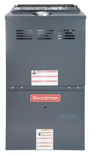 Photo of Goodman GME81005CX Low NOx, California only,100,000 BTU Furnace, 80% Efficiency, 2 Stage Burner, 2,000 CFM X13 Motor, Upflow/Horizontal Flow Application 11159