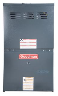 Photo of Goodman GME80805CX Low NOx, California only, 80,000 BTU Furnace, 80% Efficiency, 2 Stage Burner, 2,000 CFM X13 Motor, Upflow/Horizontal Flow Application 11158