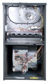 Photo of Goodman GMEC800403AN 40,000 BTU Furnace, 80% Efficiency, 2 Stage Burner, 1200 CFM, Multi-Speed Upflow/Horizontal Flow Application 11163