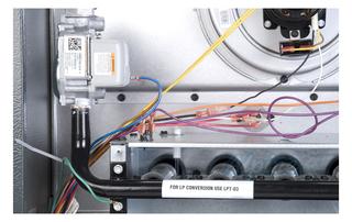 Photo of Goodman GMS80403AX Low NOx, California only 40,000 BTU Furnace, 80% Efficiency, Single-Stage Burner, 1,200 CFM Multi-Speed Blower, Upflow/Horizontal Flow Application 11314