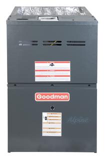 Photo of Goodman GSX140421-GM9S800604BN-CAPF4860C6 3.5 Ton AC, 60,000 BTU 80% AFUE Gas Furnace, 14 SEER Upflow Split System Kit 11307