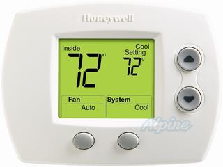 Honeywell TH5110D1022 FocusPro 5000 Universal Non-Programmable Thermostat -  One Stage Heat One Stage Cool (Large Screen)