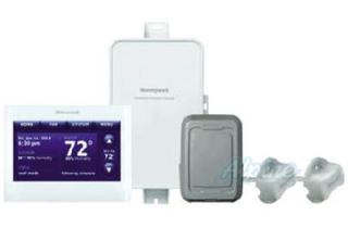 Photo of Honeywell YTHX9421R5101WW Redesigned Prestige IAQ Kit, 4 Stage Heat / 2 Cool, w/HD Touchscreen, Equipment Interface Module and Duct Sensors, White 13106