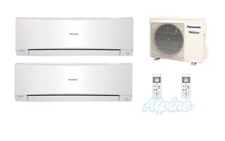 Photo of Panasonic PMZ17DE18-12W-12W 16,700 BTU (1.3 Ton) 18 SEER Ductless Mini-Split Dual Zone Heat Pump System 12W+12W 14943