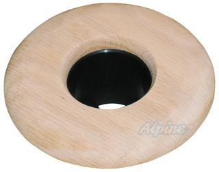 Photo of SpacePak AC-TRM-OS-UO Optional Unfinished Red Oak Surface Mount Outlet, Open Face 6525