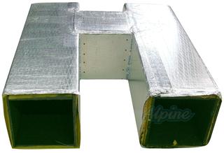 Photo of SpacePak SPS-H-1 "H" Plenum for 10" High-Velocity Supply Ducting System 6381