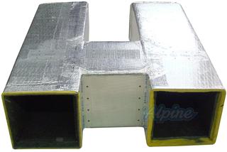 Photo of SpacePak SPS-H-1 "H" Plenum for 10" High-Velocity Supply Ducting System 6380