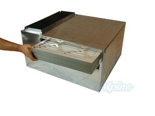 Photo of Snappy SBFD36-100-2504 36 Inch Wide Return Air Support Box and Plenum Kit With Filter Slot 5044