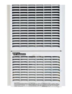 Photo of Williams 2509822 25,000 BTU, 71% AFUE, Monterey Plus Top-Vent Wall Furnace, Top Air Outlet, Natural Gas, No Electricity Required 11083