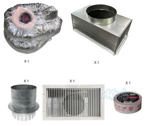 Photo of Alpine AH 18CD KIT8 Concealed Duct Return Kit for 18000 btu concealed duct air handlers (One Return, 14 inch Duct) 54921