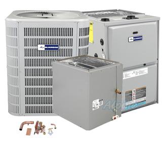 Photo of Blueridge BA17L36P-BG961UH090CE16-BC1P49C-BGH4TXV02 (Kit No. D1485) 3 Ton AC, 90,000 BTU 96% AFUE Single Stage Gas Furnace, 17.2 SEER / 16.2 SEER2 Upflow Split System Kit 49118