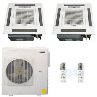 Photo of Blueridge BMKH36UH23-18C-18C 36,000 BTU (3 Ton) 23 SEER / 16 SEER2 - M5 SERIES - ULTRA HEAT Two Zone Ductless Mini-Split Heat Pump System 37326