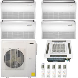 Photo of Blueridge BMKH42UH23-9F-9F-9F-9F-18C 42,000 BTU (3.5 Ton) 23 SEER ULTRA HEAT Five Zone Ductless Mini-Split Heat Pump System 37363