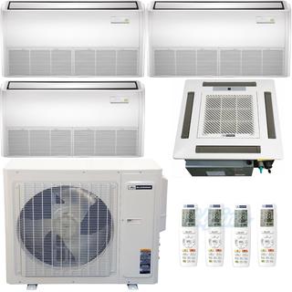 Photo of Blueridge BMKH30G321-9F-9F-9F-12C 30,000 BTU (2.5 Ton) 21 SEER / 20 SEER2 - M3 SERIES - Four Zone Ductless Mini-Split Heat Pump System 37288