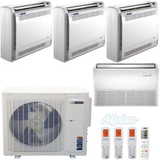 Photo of Blueridge BMKH3021-9L-9L-9L-12F 30,000 BTU (2.5 Ton) 21 SEER / 21 SEER2 - M3 SERIES - Four Zone Ductless Mini-Split Heat Pump System 37280