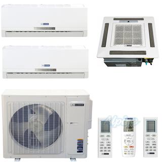 Photo of Blueridge BMKH24G321-9W-9W-12C 24,000 BTU (2.0 Ton) 21 SEER Three Zone Ductless Mini-Split Heat Pump System 37229