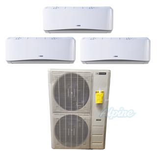 Photo of Blueridge BMM36HHC-BMM12WM-BMM12WM-BMM12WM SND-KIT (Kit No. S1076) SND 36,000 BTU 20 SEER Condenser & New 12,000 BTU Wall Mounted Ductless Indoor Air Handler 54521