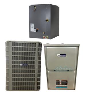 Photo of Blueridge BA17L60P-BG951UH110CE20-BC1P60C SND-KIT (Kit No. S1099) SND 5 Ton, 14.5 to 15 SEER Condenser & SND 110,000 BTU Furnace, 95% Efficiency, Single-Stage Burner & NEW 5 Ton, W 21 x H 31.5 x D 21 Coil 57993