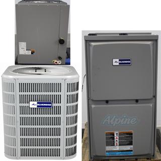 Photo of Blueridge BA13L42P-BG951UH090CE16-BC4X48C SND-KIT New 3 Ton 14 SEER Condenser & 90,000 BTU Furnace, 95% Efficiency Single-Stage Burner & SND 4 Ton, W 21 x H 27.5 x D 21, Painted Cased Evaporator Coil, 47902