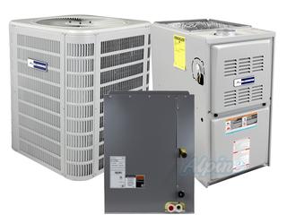Photo of Blueridge BA17L42P-BG801UH090CE20-BC4X60C (Kit No. D1526) 3.5 Ton AC, 90,000 BTU 80% AFUE Single Stage Gas Furnace, 17.2 SEER / 16 SEER2 Upflow Split System Kit 55261