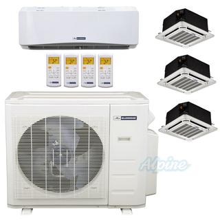 Photo of Blueridge BM36M23C-9W-12C-12C-12C 36,000 BTU (3.0 Ton) 22.5 SEER Four Zone Ductless Mini-Split Heat Pump System - Wi-Fi Capable 31017