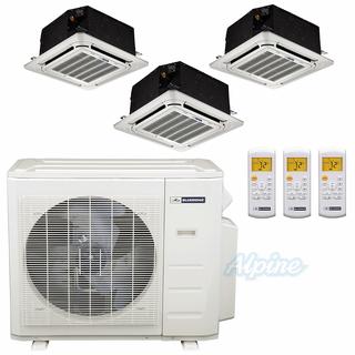 Photo of Blueridge BMM3622-9C-18C-18C 36,000 BTU (3.0 Ton) 21.8 SEER / 23.1 SEER2 - M2 SERIES - Three Zone Ductless Mini-Split Heat Pump System - Wi-Fi Capable 30555