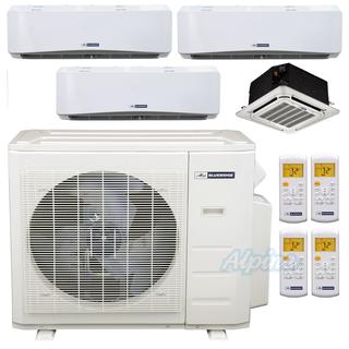 Photo of Blueridge BM36M23C-9W-9W-12C-18W 36,000 BTU (3.0 Ton) 22.5 SEER Four Zone Ductless Mini-Split Heat Pump System - Wi-Fi Capable 31015