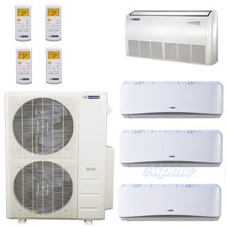 Photo of Blueridge BM48M22C-9W-12W-18W-18F 48,000 BTU (4.0 Ton) 21.5 SEER Four Zone Ductless Mini-Split Heat Pump System - Wi-Fi Capable 33764