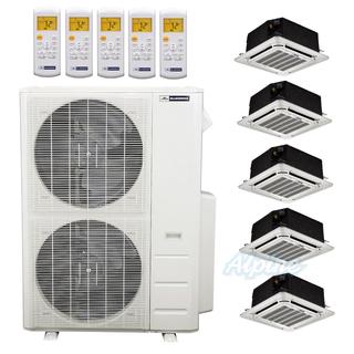 Photo of Blueridge BMM48HH21-9C-9C-9C-12C-12C 48,000 BTU (4.0 Ton) 21 SEER / 21.2 SEER2 - M4 SERIES - Hyper Heat Five Zone Ductless Mini-Split Heat Pump System - Wi-Fi Capable 31019