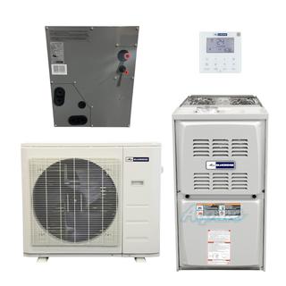 Photo of Blueridge BMAH2420C-BG801UH070BE12-BMAHC24B 24,000 BTU 16.5 SEER2 Dual-Fuel System: Inverter Heat Pump with 80% AFUE Gas Furnace 59607