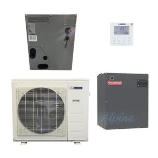 Photo of Blueridge BMAH1820C-MBVB12BP1X00-BMAHC24B 18,000 BTU 16.1 SEER2 Inverter Heat Pump/Modular Blower System 59799