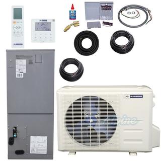 Photo of Blueridge BMAHH1818 KIT25 18,000 BTU 17.6 SEER2 Ultra Efficient Ducted Heat Pump/Air Handler System KIT 58912