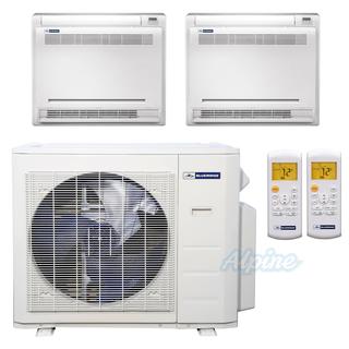 Photo of Blueridge BMHH27M22C-12L-12L 27,000 BTU (2.3 Ton) 22 SEER - M4 SERIES - HYPER HEAT Two Zone Ductless Mini-Split Heat Pump System 32979