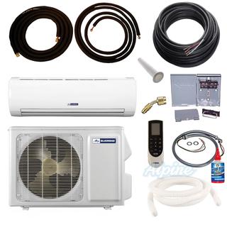 Photo of Blueridge BMKH2420LM KIT25 24,000 BTU 20 SEER2 - S5 SERIES - 208/230V ULTRA HEAT Single Zone Ductless Mini-Split Heat Pump System KIT 25 w/ WiFi 56562