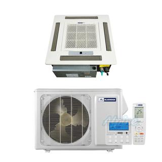 Photo of Blueridge BMKH1819CC KIT25 18,000 BTU 19 SEER2- S5 SERIES - 208/230V ULTRA HEAT Single Zone Ceiling Cassette (Drop Ceiling) Ductless Mini Split System KIT 25FT - WiFi Capable 56438