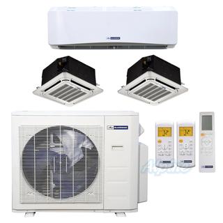 Photo of Blueridge BMM3622-12C-12C-18W 36,000 BTU (3.0 Ton) 21.80 SEER / 23.1 SEER2 - M2 SERIES - Three Zone Ductless Mini-Split Heat Pump System - Wi-Fi Capable 46712