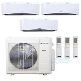 Photo of Blueridge BMM3622-6W-6W-24W 36,000 BTU (3 Ton) 21.8 SEER / 23.1 SEER2 - M2 SERIES - Three Zone Ductless Mini-Split Heat Pump System - Wi-Fi Capable 46722