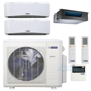 Photo of Blueridge BMM36HH20-6W-9W-24D 36,000 BTU (3 Ton) 20.2 SEER2 - M4 SERIES - HYPER HEAT Three Zone Ductless Mini-Split Heat Pump System 46719