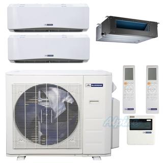 Photo of Blueridge BMM3621-12W-12W-24D 36,000 BTU (3.0 Ton) 20.65 SEER / 21.55 SEER2 - M2 SERIES - Three Zone Ductless Mini-Split Heat Pump System - Wi-Fi Capable 46719