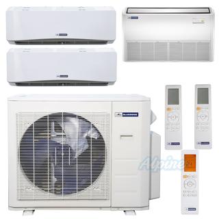 Photo of Blueridge BMM3622-6W-9W-24F 36,000 BTU (3 Ton) 21.8 SEER / 23.1 SEER2 - M2 SERIES - Three Zone Ductless Mini-Split Heat Pump System - Wi-Fi Capable 51804