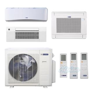 Photo of Blueridge BMM27HH21-6W-12L-18C2 27,000 BTU (2.25 Ton) 21.8 SEER2 - M4 SERIES - HYPER HEAT Three Zone Ductless Mini-Split Heat Pump System - Wi-Fi Capable 55671