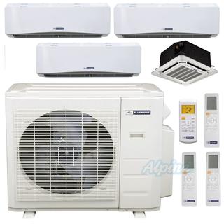 Photo of Blueridge BMM3622-9W-9W-9W-12C 36,000 BTU (3.0 Ton) 21.80 SEER / 23.1 SEER2 - M2 SERIES - Four Zone Ductless Mini-Split Heat Pump System - Wi-Fi Capable 46727