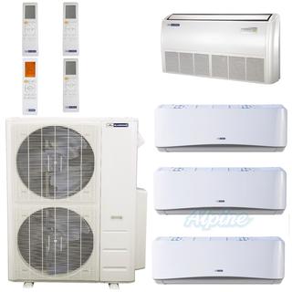 Photo of Blueridge BMM48HH21-9W-9W-9W-18F 48,000 BTU (4 Ton) 21 SEER / 21.2 SEER2 - M4 SERIES - HYPER HEAT Four Zone Ductless Mini-Split Heat Pump System - Wi-Fi Capable 51818