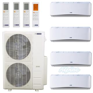 Photo of Blueridge BMM5519-12W-12W-18W-30W 55,000 BTU (4.5 Ton) 19 SEER / 20.2 SEER2 - M2 SERIES - Four Zone Ductless Mini-Split Heat Pump System - Wi-Fi Capable 46840