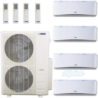 Photo of Blueridge BMM4821-12W-12W-18W-18W 48,000 BTU (4.0 Ton) 21 SEER / 21.1 SEER2 - M2 SERIES - Four Zone Ductless Mini-Split Heat Pump System - Wi-Fi Capable 46656