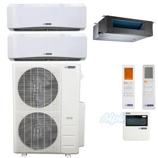Photo of Blueridge BMM5519-18D-24W-30W 55,000 BTU (4.5 Ton) 19 SEER / 19.6 SEER2 - M2 SERIES - Three Zone Ductless Mini-Split Heat Pump System 46776