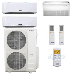 Photo of Blueridge BMHH48M22-6W-12W-24F 48,000 BTU (4 Ton) 21.5 SEER - M4 SERIES - HYPER HEAT Three Zone Ductless Mini-Split Heat Pump System - Wi-Fi Capable 46612