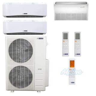 Photo of Blueridge BMM4821-9W-9W-24F 48,000 BTU (4.0 Ton) 21 SEER / 21.1 SEER2 - M2 SERIES - Three Zone Ductless Mini-Split Heat Pump System - Wi-Fi Capable 51805