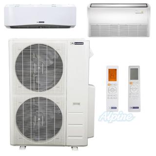 Photo of Blueridge BMM4821-9W-24F 48,000 BTU (4.0 Ton) 21 SEER / 21.1 SEER2 - M2 SERIES - Two Zone Ductless Mini-Split Heat Pump System - Wi-Fi Capable 51801